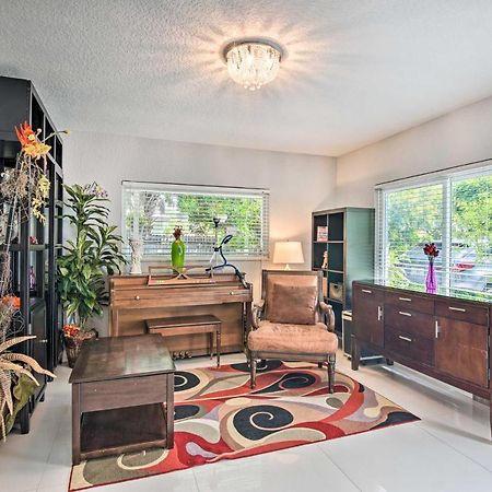 Shady And Eclectic Fort Lauderdale Dwelling With Yard! Extérieur photo