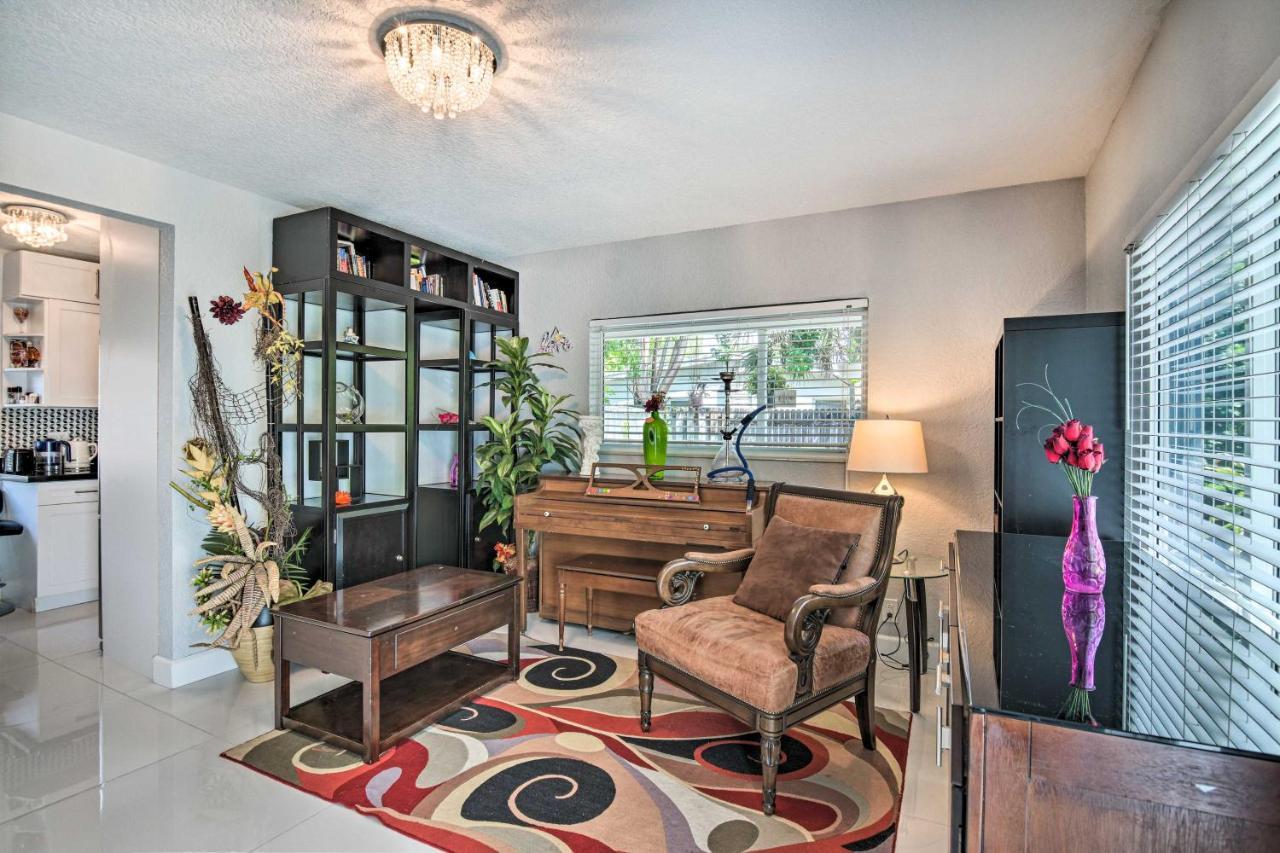 Shady And Eclectic Fort Lauderdale Dwelling With Yard! Extérieur photo