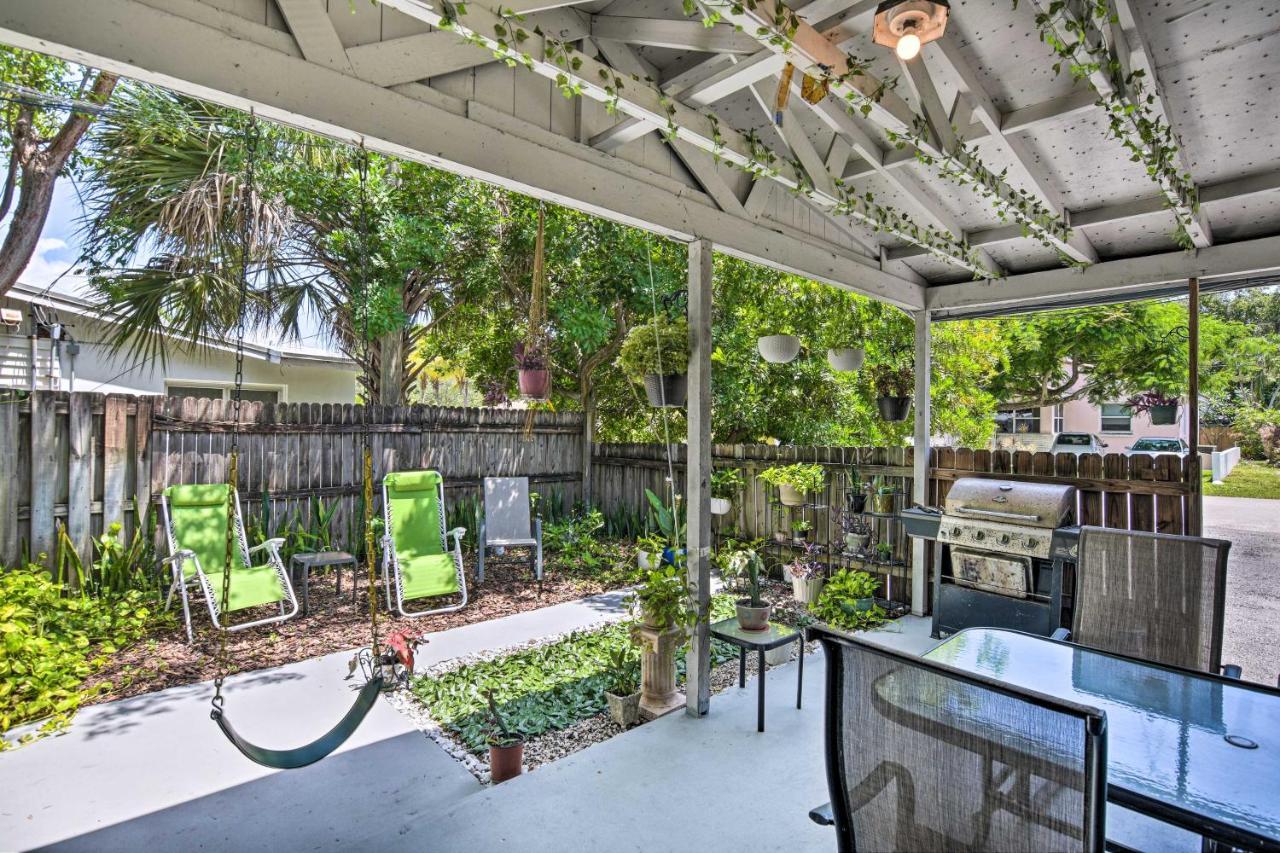 Shady And Eclectic Fort Lauderdale Dwelling With Yard! Extérieur photo