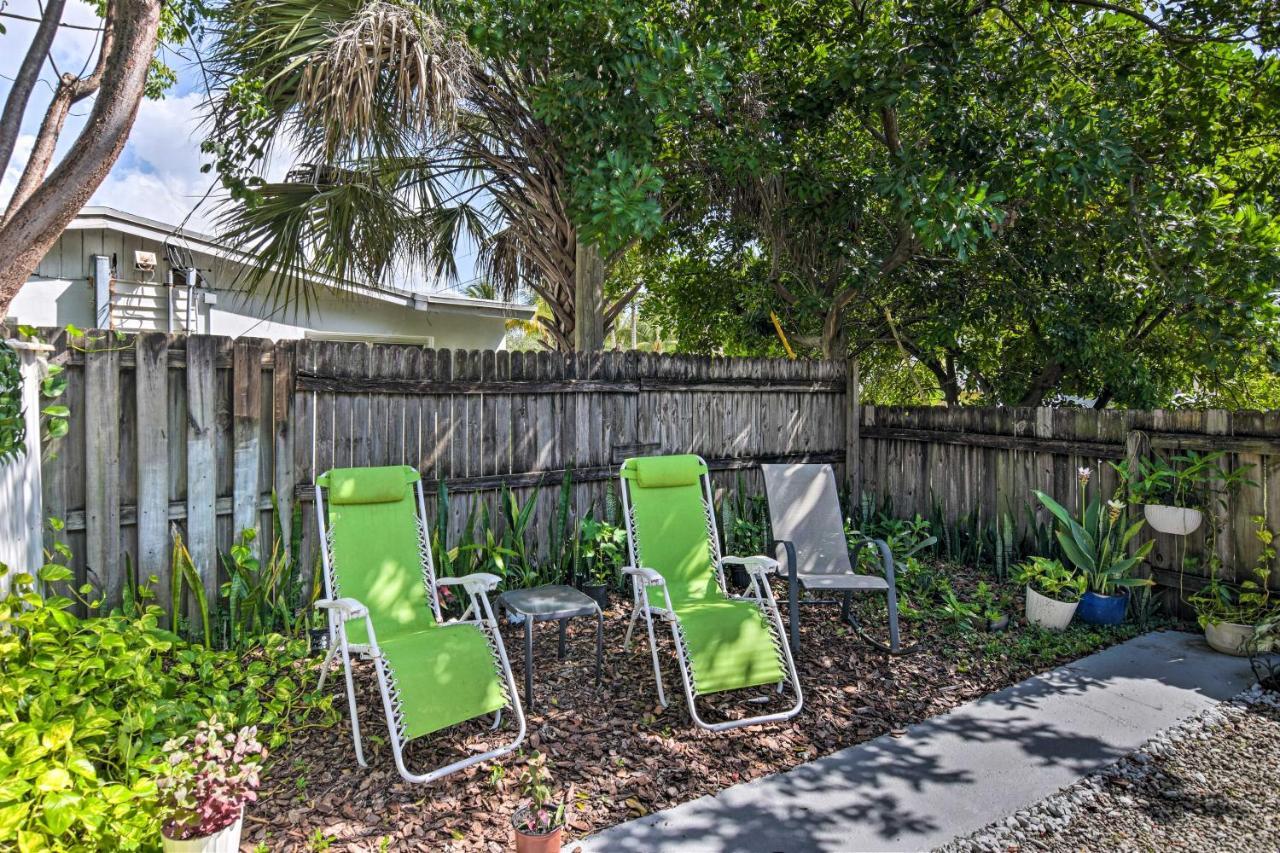 Shady And Eclectic Fort Lauderdale Dwelling With Yard! Extérieur photo