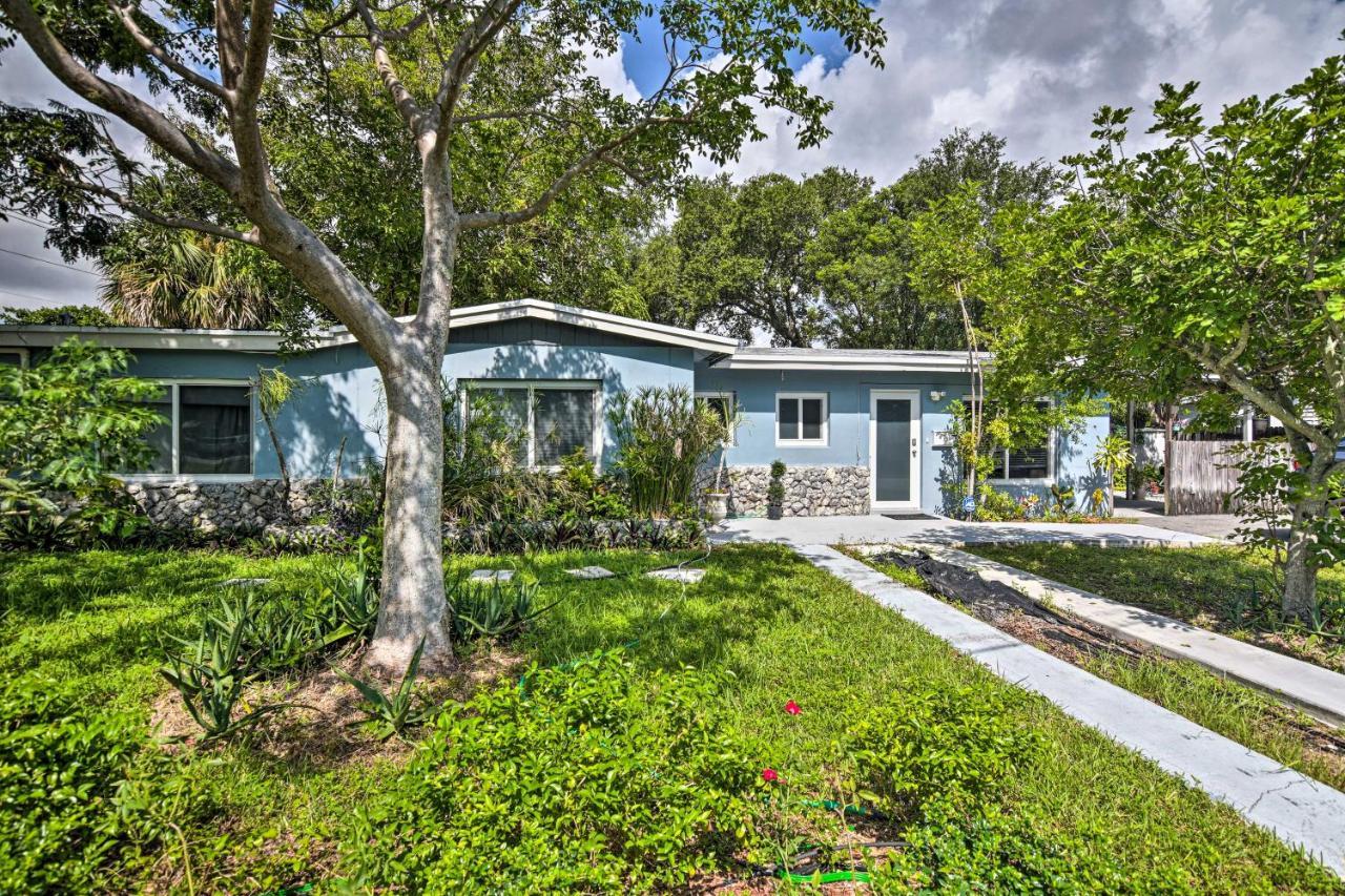 Shady And Eclectic Fort Lauderdale Dwelling With Yard! Extérieur photo